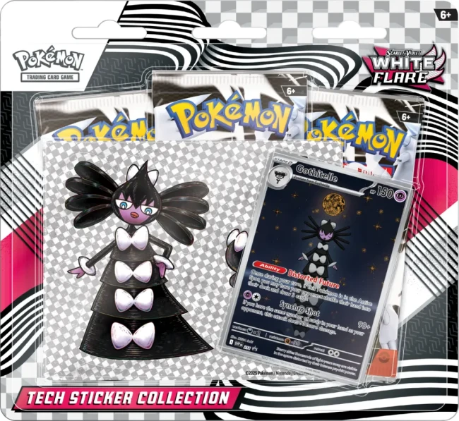 Pokémon TCG: Scarlet &amp; Violet - White Flare - Tech Sticker - Gothitelle