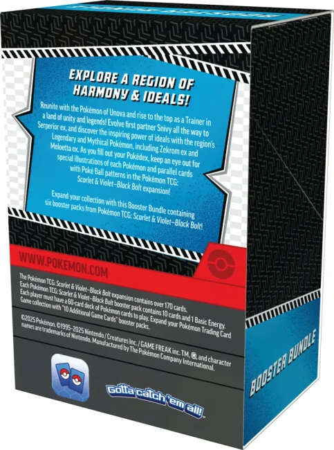 Pokémon TCG: Scarlet &amp; Violet - Black Bolt - Booster Bundle - Zekrom