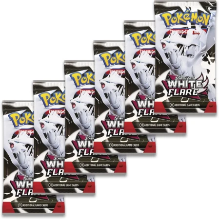 Pokémon TCG: Scarlet &amp; Violet - White Flare - Booster Bundle - Reshiram