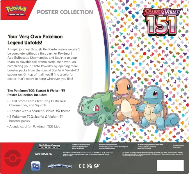 Pokemon TCG: Scarlet &amp; Violet 151 - Poster Collection