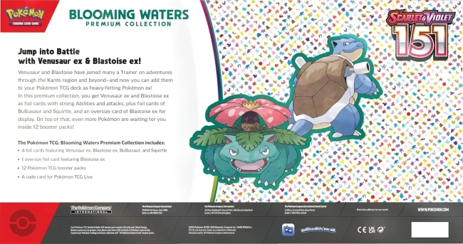 Pokémon TCG: Scarlet and Violet 151 - Blooming Waters - Premium Collection