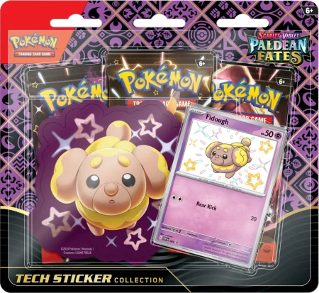 Pokemon TCG: Paldean Fates Tech Sticker Collection - Fidough