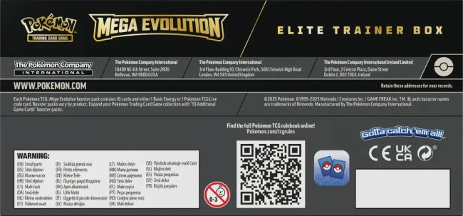 Pokémon TCG: Mega Evolution - Elite Trainer Box - Gardevoir - Bottom