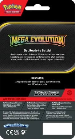 Pokémon TCG: Mega Evolution - Premium Checklane Blister - Meowscarada - Back