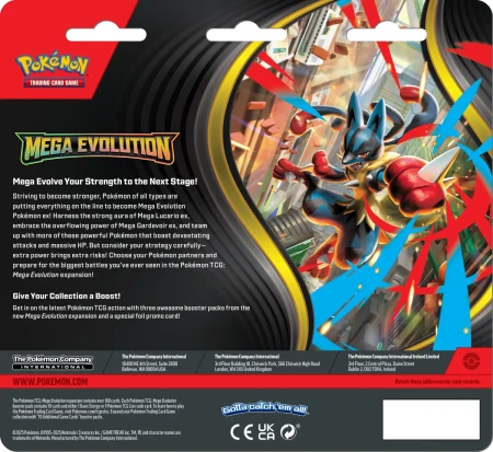 Pokémon TCG: Mega Evolution - 3-Pack Blister - Golduck - Back