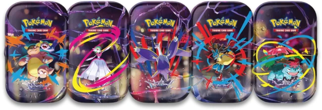 Pokémon TCG: Mega Heroes Mini Tin Display x5