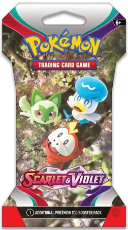Pokémon TCG: Scarlet &amp; Violet - Sleeved Booster front