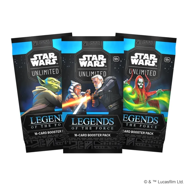 Star Wars: Unlimited Card Game - Legends of the Force - Booster