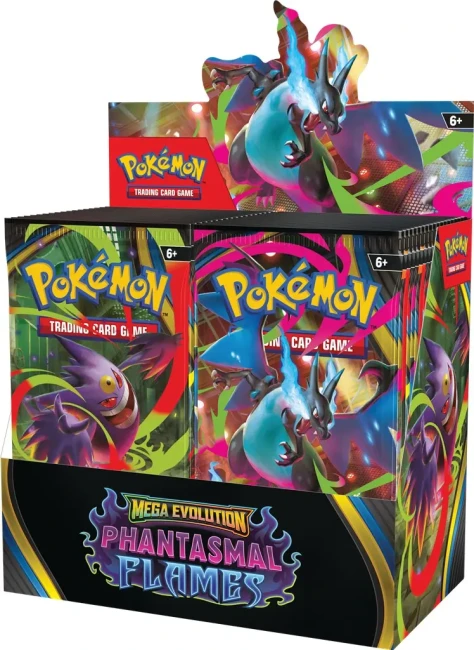 Pokémon TCG: Mega Evolution - Phantasmal Flames - Booster Display