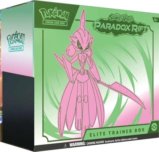Pokémon TCG: Scarlet &amp; Violet - Paradox Rift - Elite Trainer Box - Iron Valiant