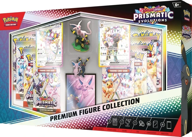 Pokémon TCG: Scarlet &amp; Violet—Prismatic Evolutions - Premium Figure Collection Side