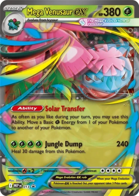 Pokémon TCG: Mega Venusaur ex - Premium Collection - Card