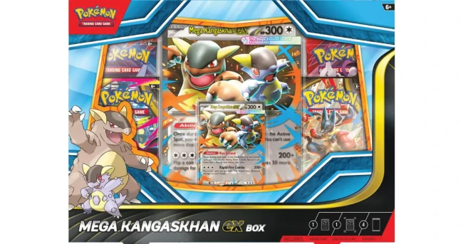 Pokemon TCG: Mega Kangaskhan ex Box - Front