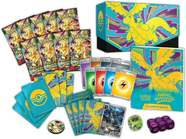 Pokémon TCG: Mega Evolution - Ascended Heroes - Elite Trainer Box Grouped-Components