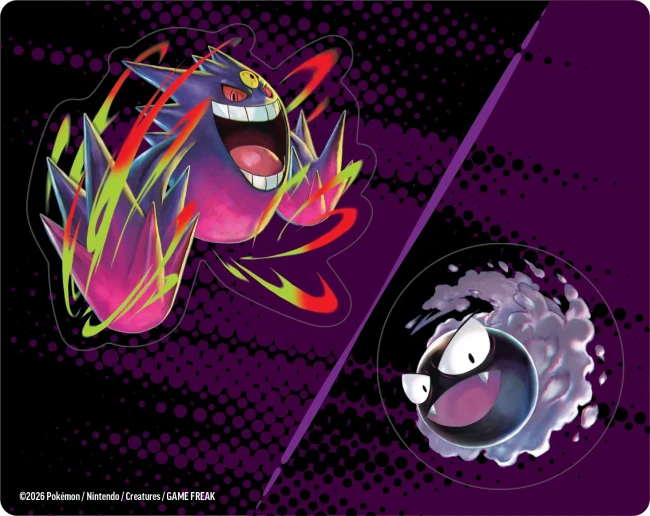 Pokémon TCG: Mega Evolution - Ascended Heroes - Tech Sticker Collection - Gastly - Sticker