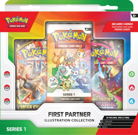 Pokémon TCG First Partner - Illustration Collection - Series 1
