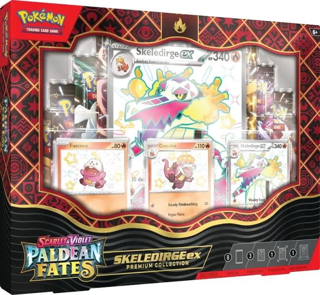 Pokemon TCG: Paldean Fates Premium Collection - Skeledirge